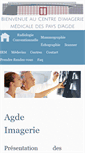 Mobile Screenshot of agdeimagerie.com
